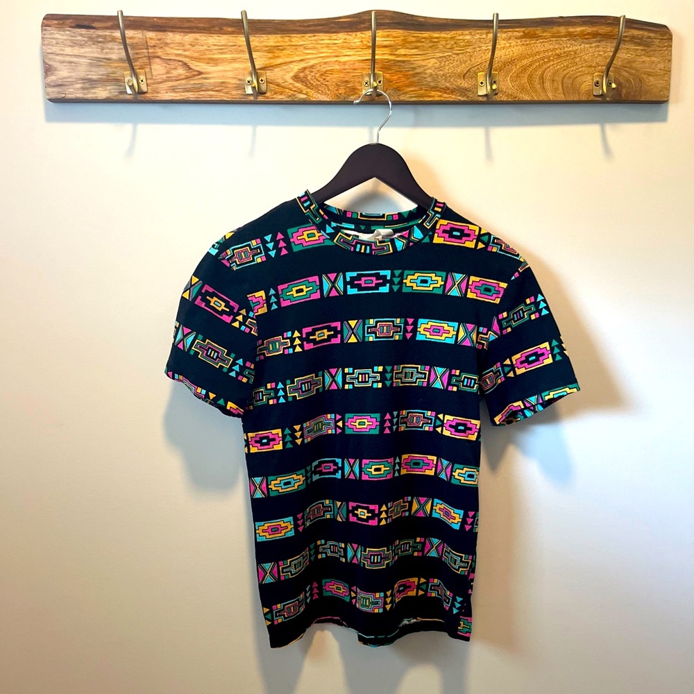 H&M 🩷 Coachella Tribal Print T-Shirt (2016)